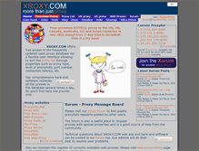 Tablet Screenshot of exroxy.com
